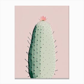 Prickly Pear Cactus Simplicity 1 Canvas Print