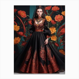 Gypsy Ball Gown Canvas Print