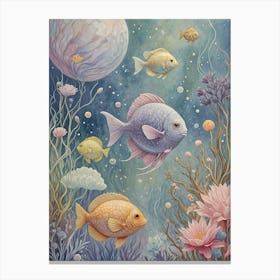 Under The Fantasy Sea Canvas Print