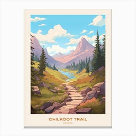 Chilkoot Trail Canada 3 Hike Poster Canvas Print