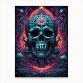 Skull And Skulls Canvas Print