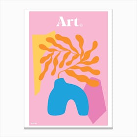 Art Pink Canvas Print