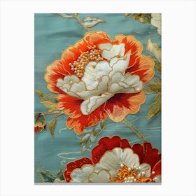 Chinese Floral Painting 1 Canvas Print