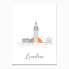 London Canvas Print