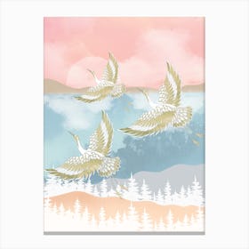 Flock of Birds Canvas Print