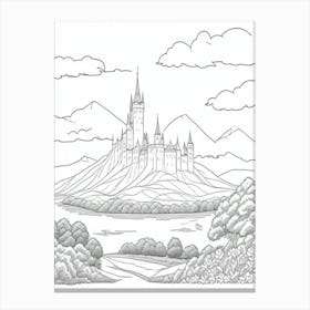 Castle On The Hill Canvas Print