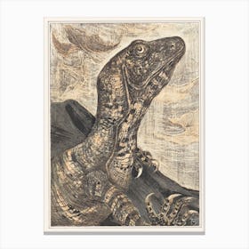 Iguana (1878–1906),Theo Van Hoytema Canvas Print