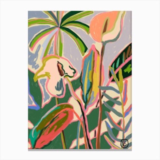 Peace Lily Canvas Print