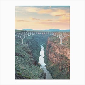 Rio Grande River Bridge Canvas Print