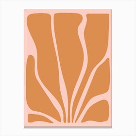 Ochre Seaweed Canvas Print