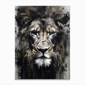 lion potrait Canvas Print