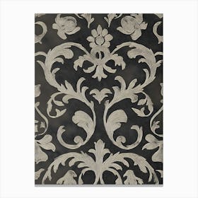 Damask Canvas Print