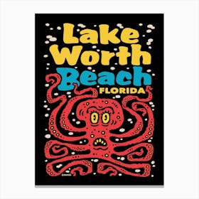 Lake Worth Beach Florida Canvas Print