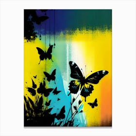 Butterfly In The Sky 4 Canvas Print