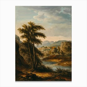 Landscape With Trees Canvas Print