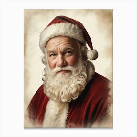 Santa Claus Portrait Canvas Print