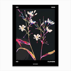 No Rain No Flowers Poster Babys Breath 9 Canvas Print