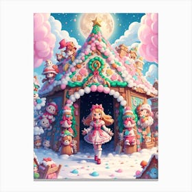 Gingerbread House Canvas Print