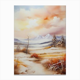219.Golden sunset, USA. Art Print Canvas Print