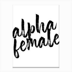Alpha Female Canvas Print