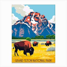 Grand Teton National Park Canvas Print