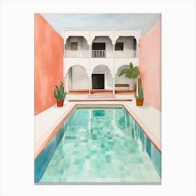 Pool House Canvas Print