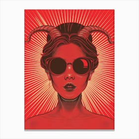 Devil Woman Canvas Print