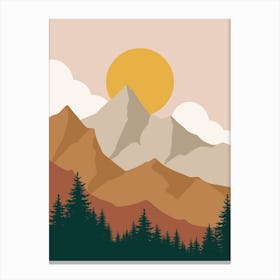 Mountain Landscape 11 Canvas Print