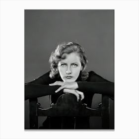 Greta Garbo Film Still Canvas Print