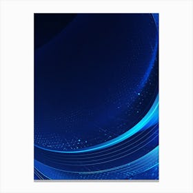 Abstract Blue Background Canvas Print