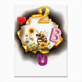 Love To Bee You Canvas Print