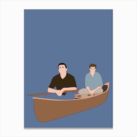 Canoe Friend Canvas Print
