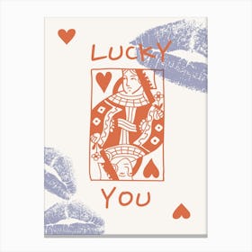 Lucky You 16 Canvas Print