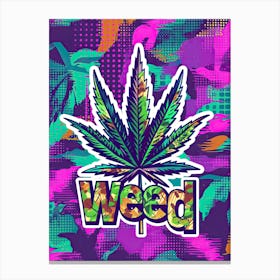 The Colors of Cannabis Canvas Print