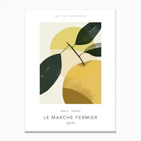 Apples Le Marche Fermier Poster 4 Canvas Print