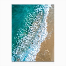 Aerial View Of A Beach 7 Canvas Print