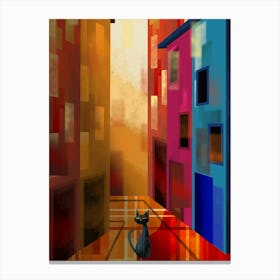 Alley Cat Canvas Print