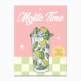Mojito Time Canvas Print