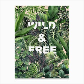 Wild And Free Canvas Print