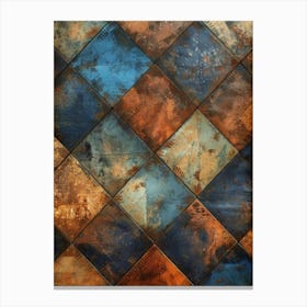 Rusty Tile Background Canvas Print