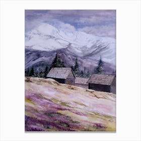 Spring In Mountains Canvas Print