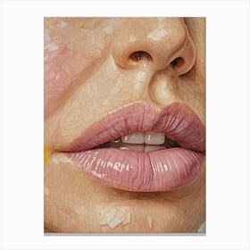 Lucky Lips Canvas Print