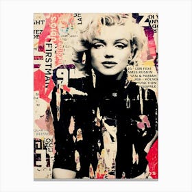 Marilyn Monroe Magazine Canvas Print