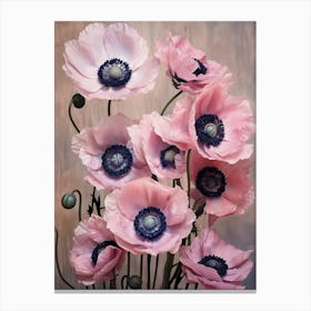 Pink Flowers 1 Canvas Print