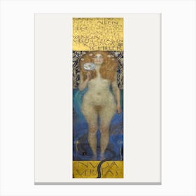 Nuda Veritas (1899), Gustav Klimt Canvas Print