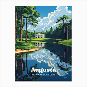 Augusta National Open Championship Digital Travel Art Stampe su tela