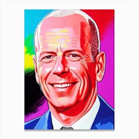 Bruce Willis Pop Movies Art Movies Canvas Print