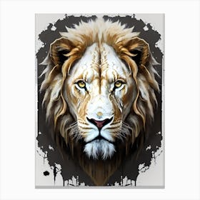 Lion Head 58 Canvas Print