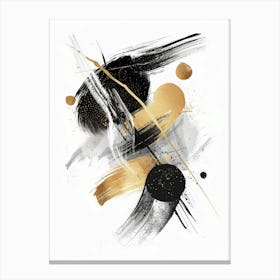 Abstract Gold Canvas Print 6 Canvas Print