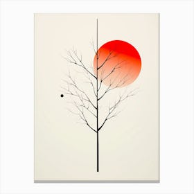 Tree In The Sun 1 Canvas Print